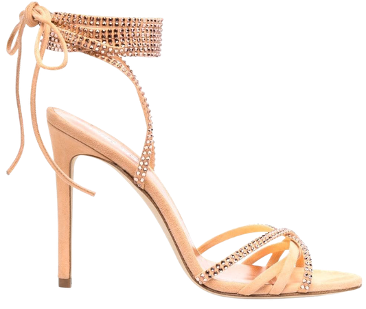 Shop Paris Texas studded stiletto sandals with Express Delivery - FARFETCH
