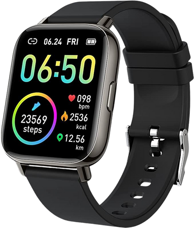 Amazon.com: Smart Watch 2022 Ver. Watches for Men Women, Fitness Tracker 1.69" Touch Screen Smartwatch Fitness Watch Heart Rate Monitor, IP68 Waterproof Pedometer Activity Tracker Sleep Monitor for Android iPhone : Electronics