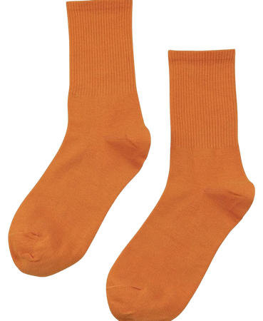 Orange Crew socks