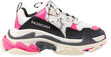 Balenciaga | Triple S logo-embroidered leather, nubuck and mesh sneakers | NET-A-PORTER.COM
