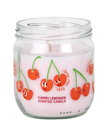 @darkcalista cherry scented candle png