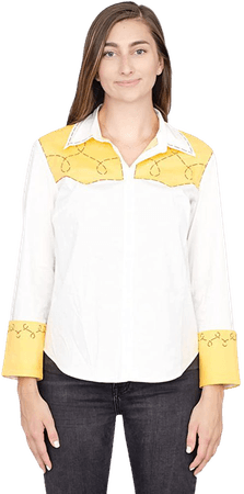 Amazon.com: Toy Story Jessie Cowgirl Costume Shirt (Adult Medium) White : Clothing, Shoes & Jewelry