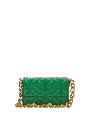 QUILTED SHOULDER BAG WITH CHAIN | ZARA Saudi Arabia