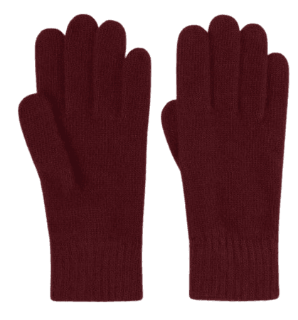 burgundy knitted gloves - Google Search