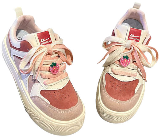 Strawberry Aesthetic Sneakers | BOOGZEL APPAREL – Boogzel Apparel
