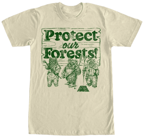 ewok protect our forests tee