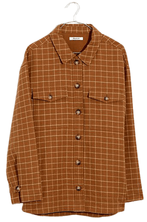 Waffleback Branner Shirt-Jacket in Windowpane