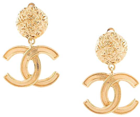 Chanel Pre-Owned Clipsörhängen Med Logotyp Från 1995 - Farfetch