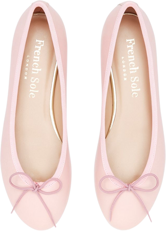 French Sole pink ballerina flats