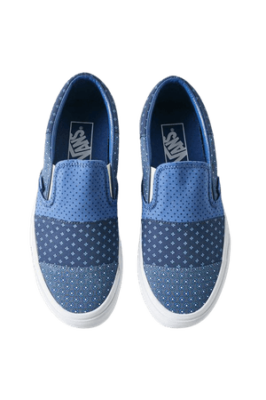 Vans Tie Print Patchwork Slip-On Sneaker | Urban Outfitters