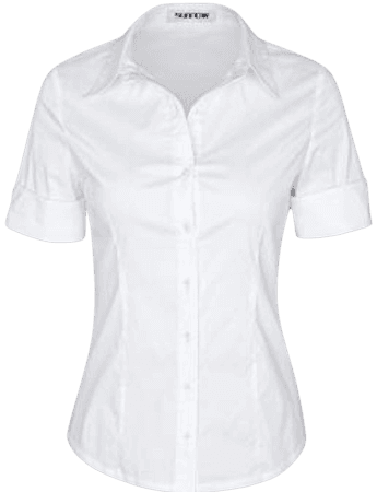 White Collared Blouse