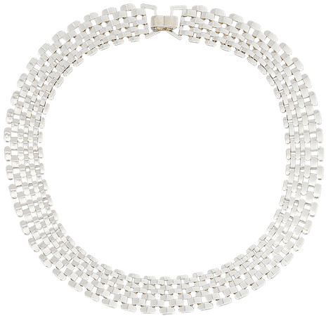 petit moments Ice Queen Necklace in Silver | REVOLVE