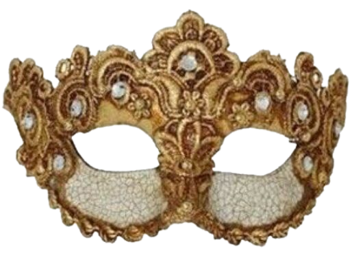 golden Victorian mask