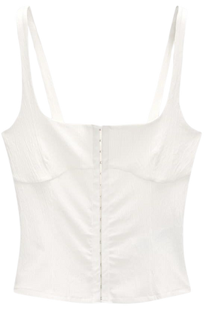 Strappy corset top - pull&bear