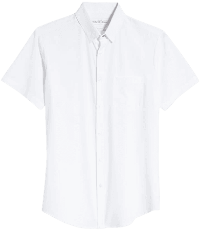 Mizzen+Main Leeward Trim Fit Short Sleeve Button-Up Shirt | Nordstrom