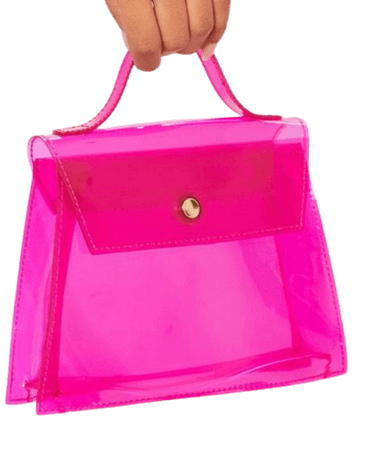 hot pink mini purse