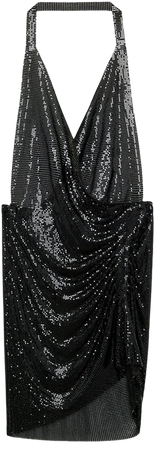 SHINY HALTER DRESS - Black | ZARA United States