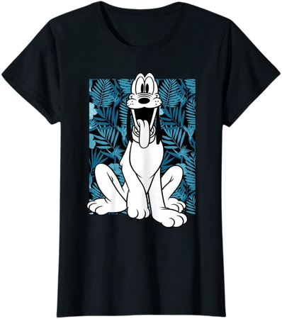 Amazon.com: Disney Mickey And Friends Pluto Tropical T-Shirt : Clothing, Shoes & Jewelry