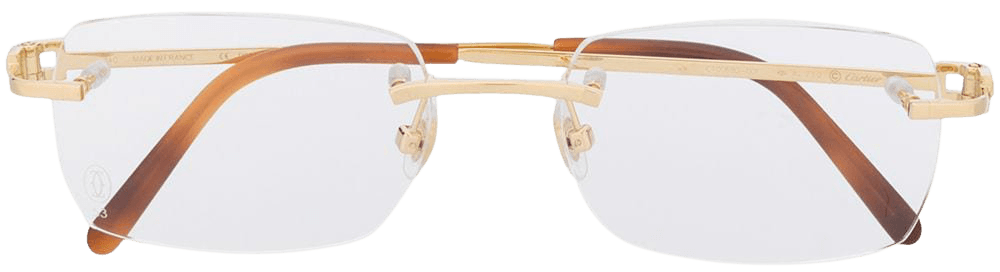 Cartier Eyewear CT0069O rectangular-frame Glasses - Farfetch