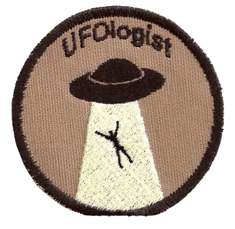 UFOlogist Geek Merit Badge Patch | Etsy