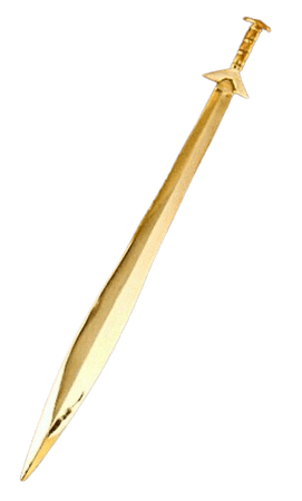 gold sword