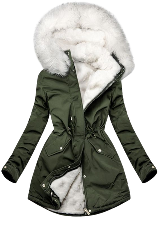Women Winter Warm Fluffy Coat Faux Fur Parka Plus Size Outwear - hoplady.com