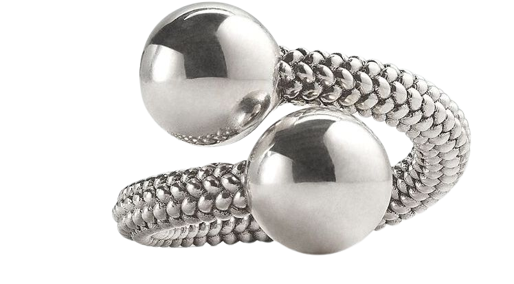 Bottega Veneta Women's Intreccio Ring in Silver. Shop online now.