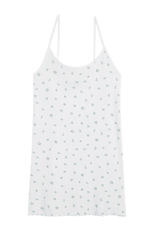 Pyjama slip dress - flower pattern - Monki WW
