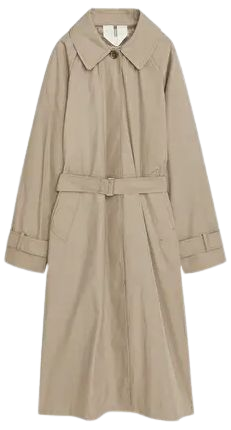 Oversized Trench Coat - Beige - Jackets & Coats - ARKET SE