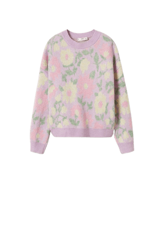 Flowers knit sweater - Women | Mango USA