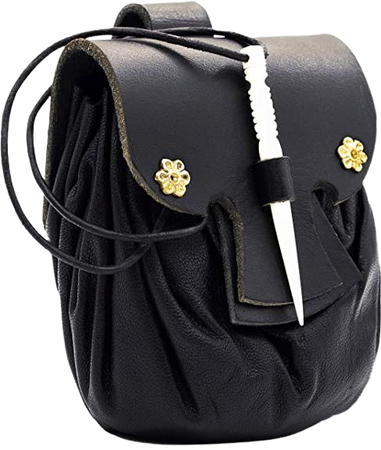 Amazon.com: Mythrojan Medieval Small Leather Belt Pouch LARP Renaissance Waist Bag: Shoes