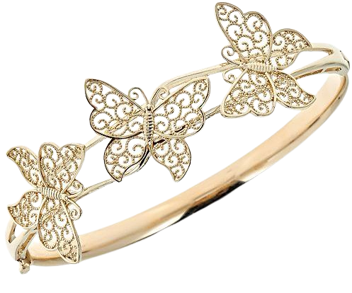 gold butterfly bracelet - Google Search