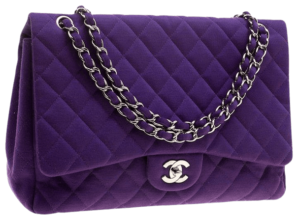 Purple Chanel bag