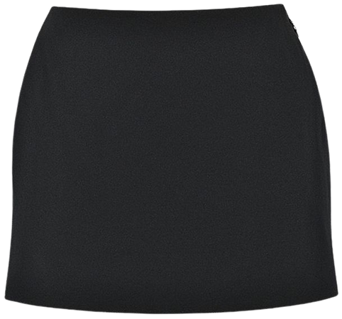 Clothing : Skirts : Mistress Rocks 'Breathe' Black A-Line Mini Skirt
