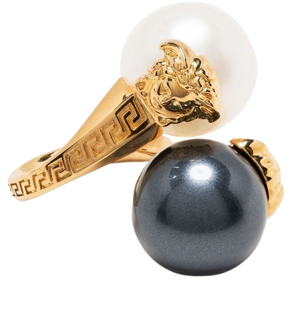 Versace Medusa pearl-wrap Ring - Farfetch