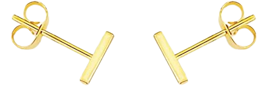 Amazon.com: Altitude Boutique 18K Gold or Silver Bar Studs | Small Bar Earrings | Hypoallergenic Stud Earrings for Women | Delicate Jewelry: Clothing, Shoes & Jewelry