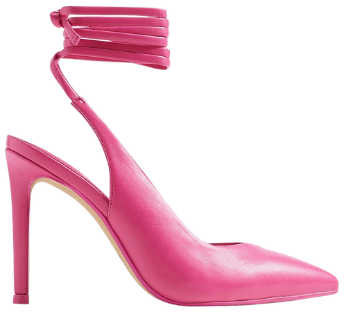 Limited Edition Pink Slingback Tie Pumps | Express