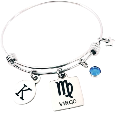 Virgo bracelet Zodiac jewelry Virgo Zodiac bracelet Virgo Gift | Etsy