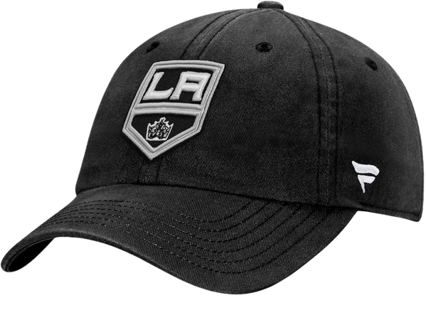 Los Angeles Kings Fanatics Branded Core Primary Logo Adjustable Hat - Black