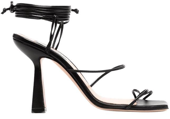 Shop Sebastian Milano ankle tie-fastening sandals with Express Delivery - FARFETCH