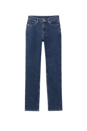 Smooth High Slim Jeans - Nobel Blue - Weekday WW