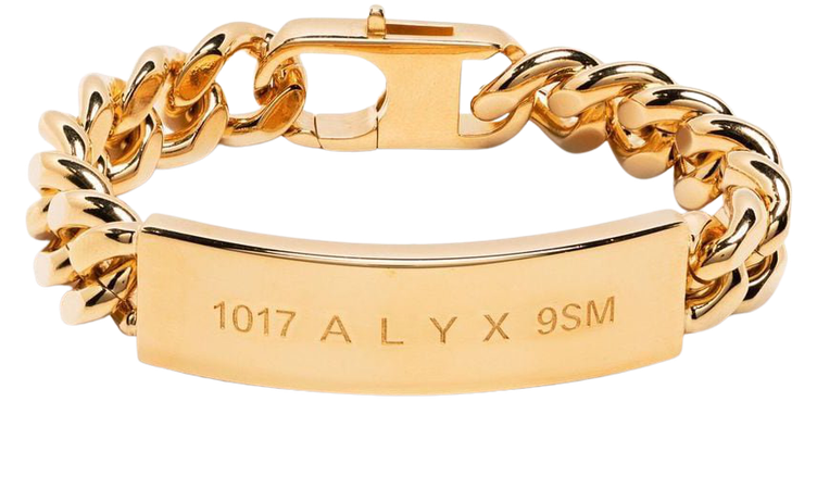 1017 ALYX 9SM Chainlink embossed-logo Bracelet