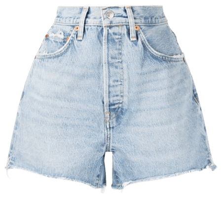 RE/DONE cut-off denim shorts - FARFETCH