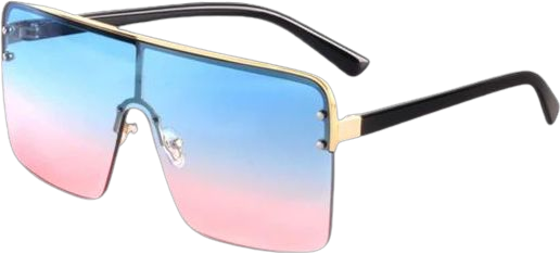 pink & blue sunglasses
