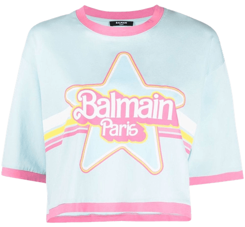 Balmain t-shirt à Logo Imprimé - Farfetch