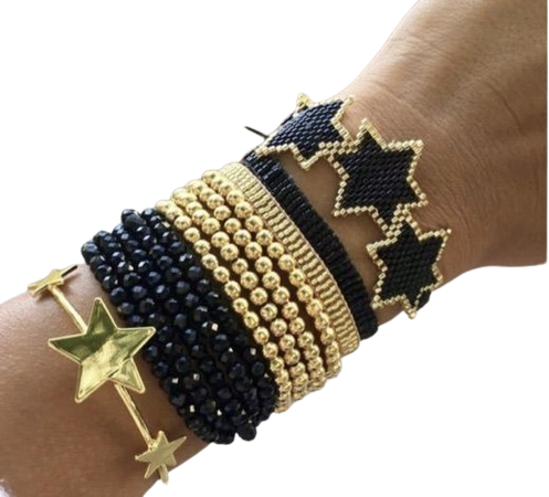 gold stacks bracelets