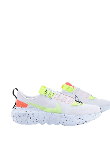 Nike Crater Impact sneakers in blue and neon green | ASOS