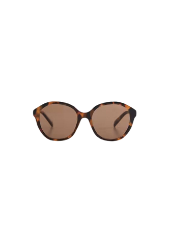 Tortoiseshell rounded sunglasses - Women | Mango USA