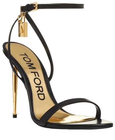 Tom Ford padlock heels (black)