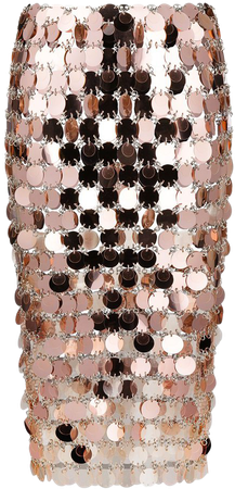 Paco Rabanne paillette-embellished Fitted Skirt - Farfetch